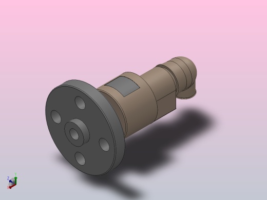 HS-GF型旋转接头[HS-GF15-6]正等轴测缩略图