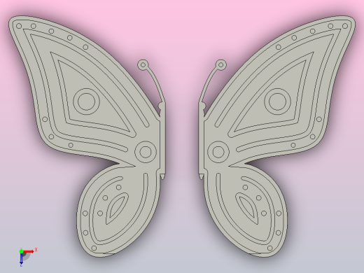 大蝴蝶柄俯视缩略图