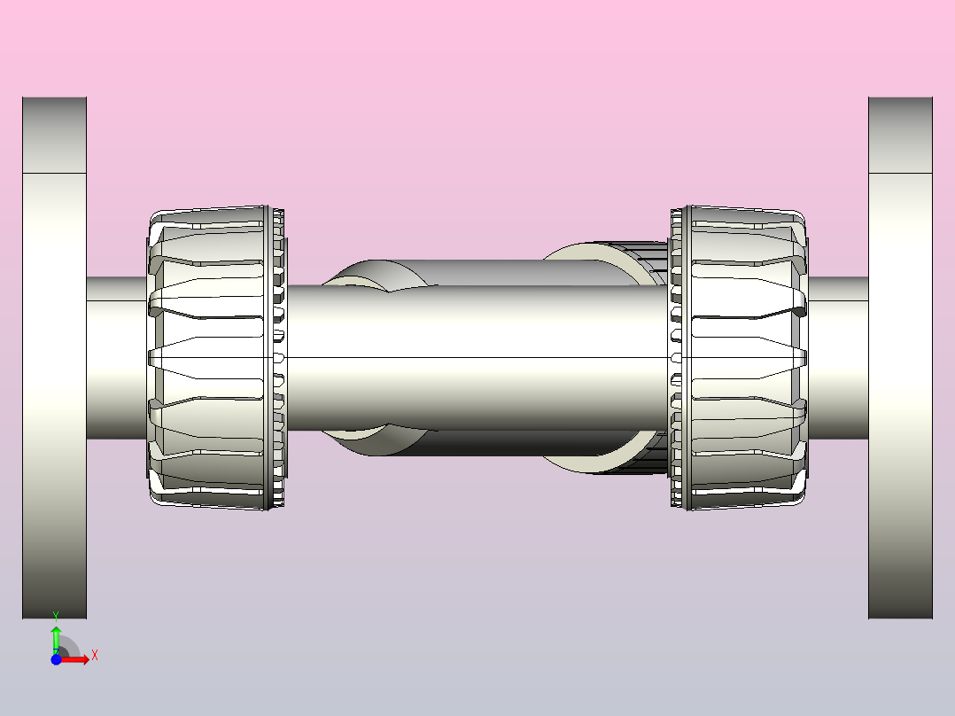 4RVUOC 固定法兰过滤器沉积物，钻ENISO  DIN PN10  16。前视图