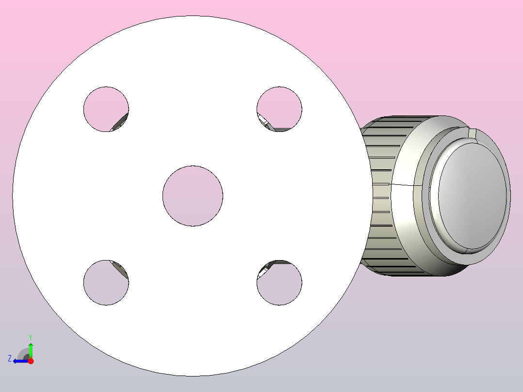 4RVUOC 固定法兰过滤器沉积物，钻ENISO  DIN PN10  16。右视图