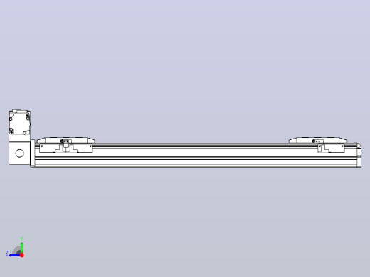 皮带直线轴双滑块型TPA-GCBS-50-P42-L175-LU-M10-N3右视缩略图