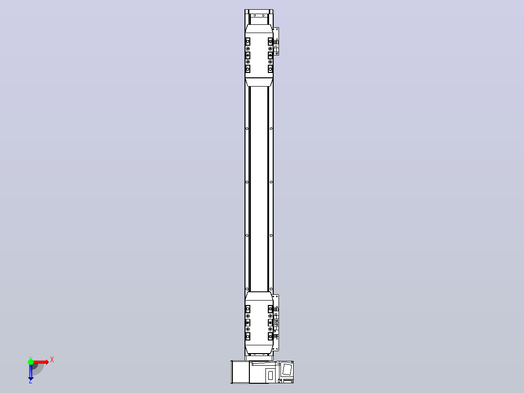 皮带直线轴双滑块型TPA-GCBS-50-P42-L175-LU-M10-N3俯视图