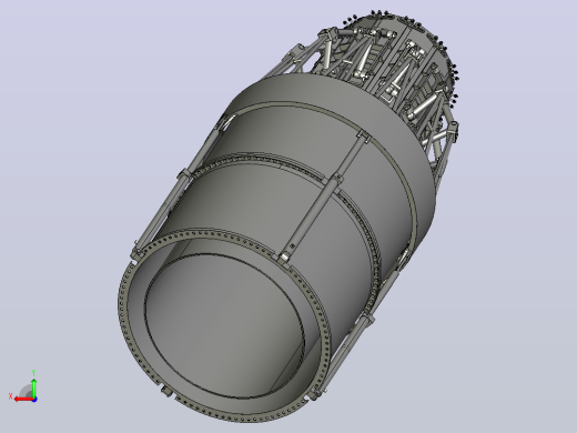 jet engine喷气发动机(含矢量喷管结构)后视缩略图