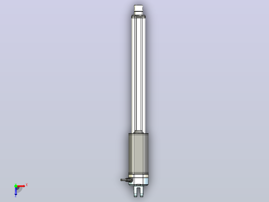电动推杆3000N(ZJWSN-A2)[ZJWSN-A2-S300]俯视图