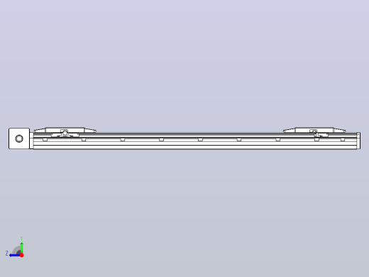皮带直线轴双滑块型TPA-GCBS-150-P80-L350-DR-M75-N3右视缩略图