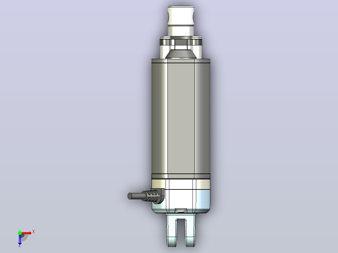 电动推杆3000N(ZJWSN-A2)[ZJWSN-A2-S50]俯视图