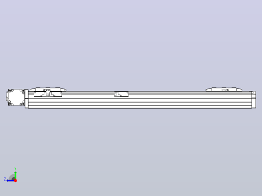 皮带直线轴双滑块型TPA-GCBS-80-P60-L250-DL-M20-N3右视缩略图