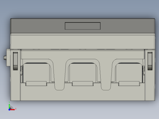 NHR17-400、630 3P熔断器式隔离开关三维模型202104前视缩略图