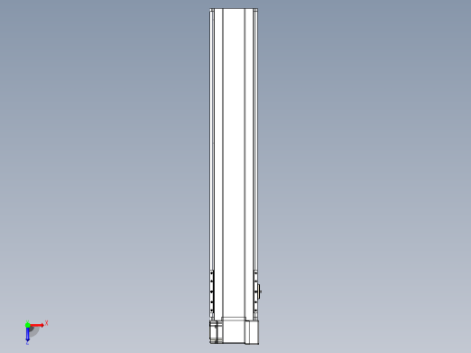 皮带直线轴半封闭可选导轨TPA-HNB-175D-140-L850-RP-Y-P75-N3俯视缩略图