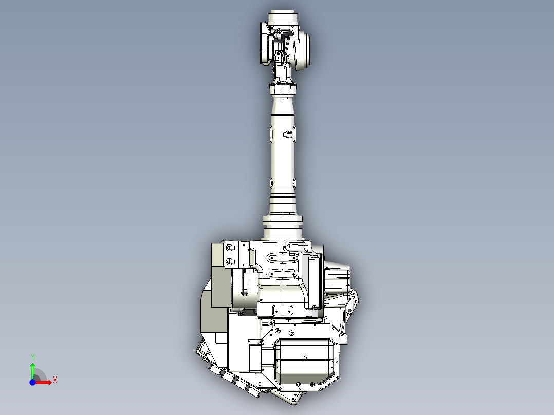 那智机器人nachi mc35 50 70 6axis industrial robot前视图