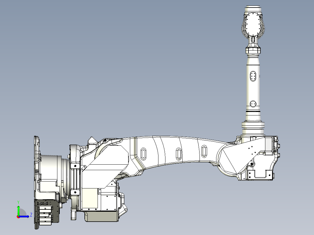 那智机器人nachi mc35 50 70 6axis industrial robot左视图