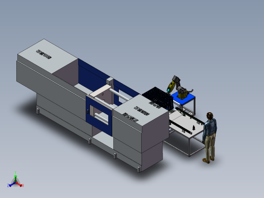 全自动修边设备sw2020可编辑正等轴测缩略图