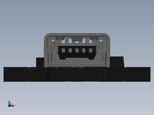 迷你USB锂离子电池充电器前视缩略图