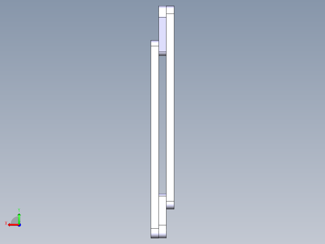 CATIA 平面四杆机构设计后视图