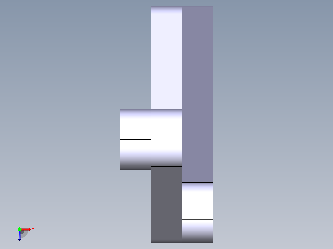 CATIA 平面四杆机构设计俯视图