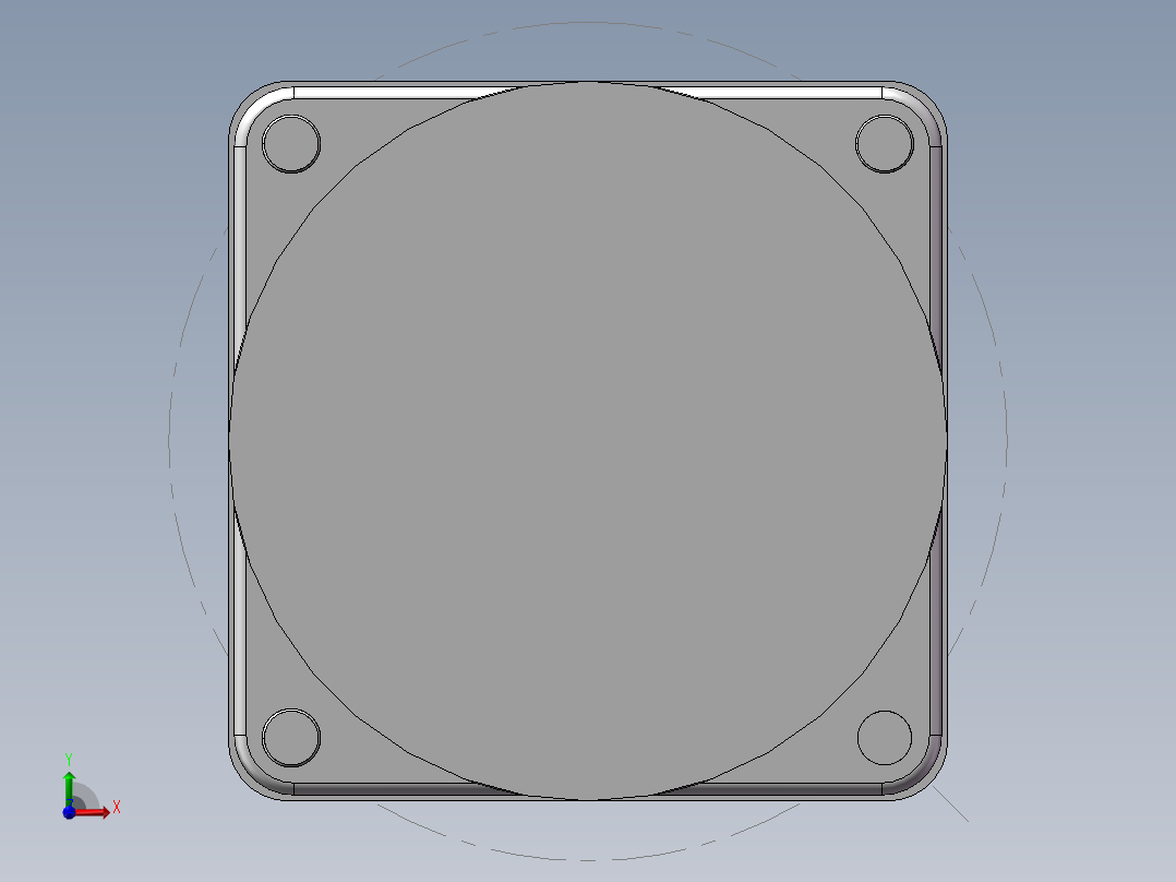 直流电机前视图