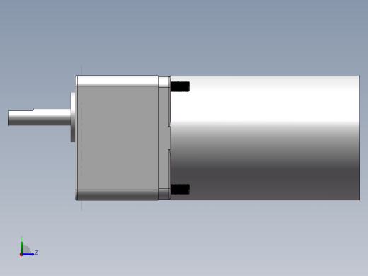 直流电机左视缩略图