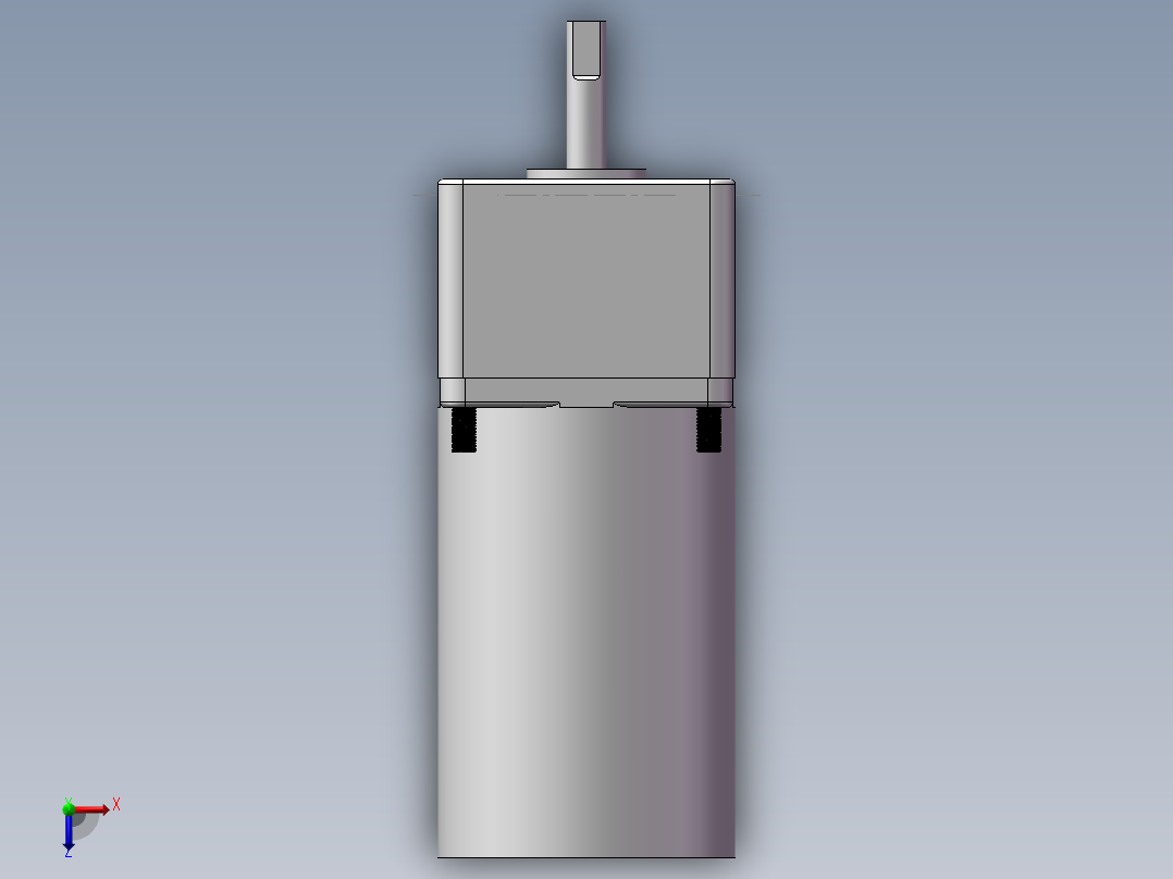 直流电机俯视图