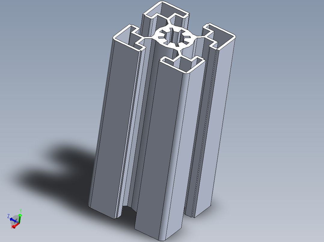 5款铝型材配件模型3D图纸 Solidworks设计