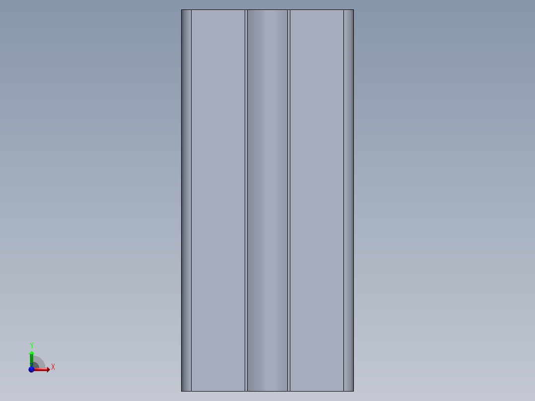 5款铝型材配件模型3D图纸 Solidworks设计前视图