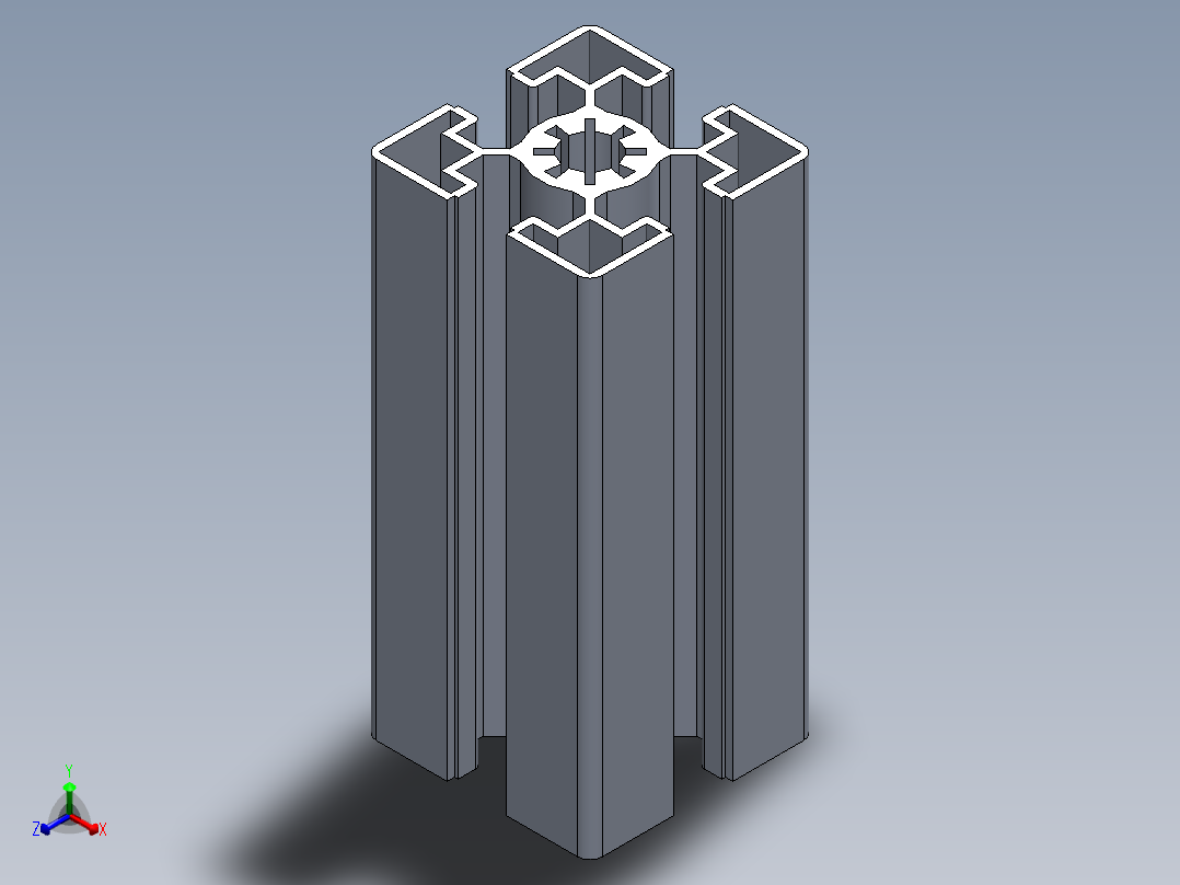 5款铝型材配件模型3D图纸 Solidworks设计正等轴测图