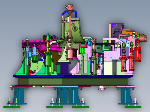 小汽车侧板焊接工装前视缩略图
