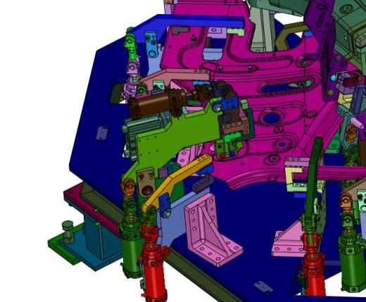 小汽车侧板焊接工装缩略图