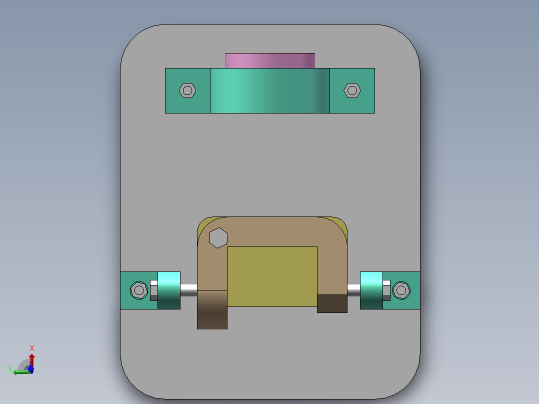 钻孔支架镗43孔夹具设计