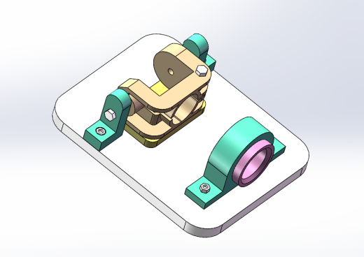 钻孔支架镗43孔夹具设计缩略图