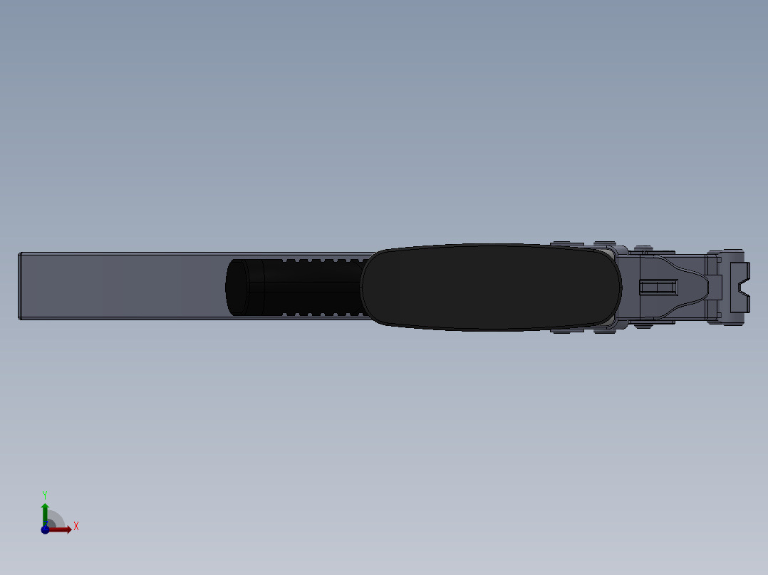 突击步枪AK47前视图