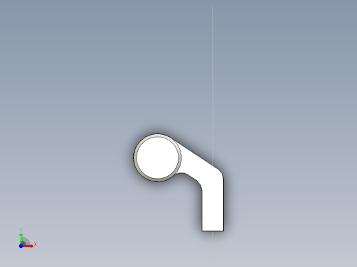 取手(鋁合金)W3-3D多系列多零件图纸模型前视缩略图