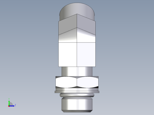 卡套式工业通用硬管接头EO_Adjustable_locknut_45_deg_elbow_VEE12LMOROMDCF左视缩略图