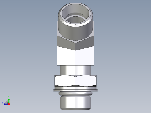 卡套式工业通用硬管接头EO_Adjustable_locknut_45_deg_elbow_VEE12LMOROMDCF右视缩略图