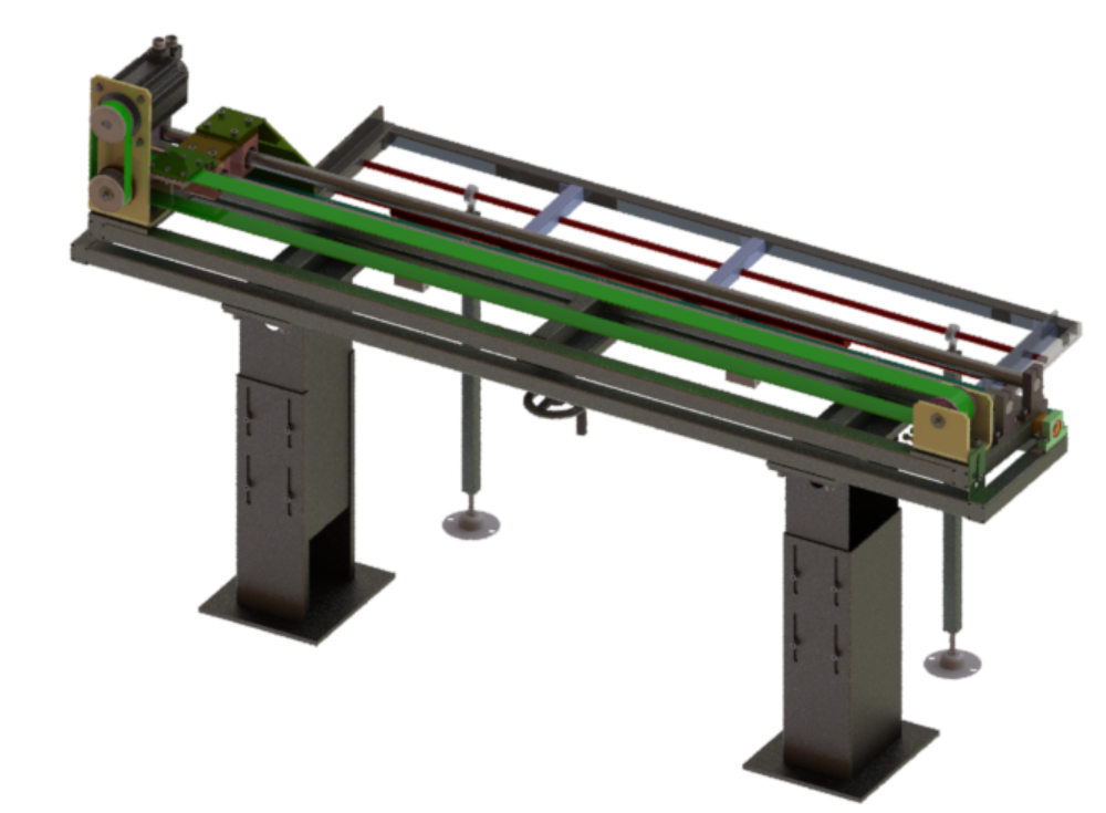棒料自动送料机模型图