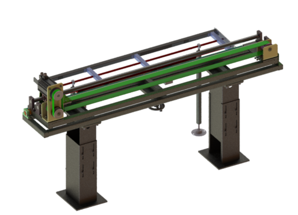 棒料自动送料机模型图