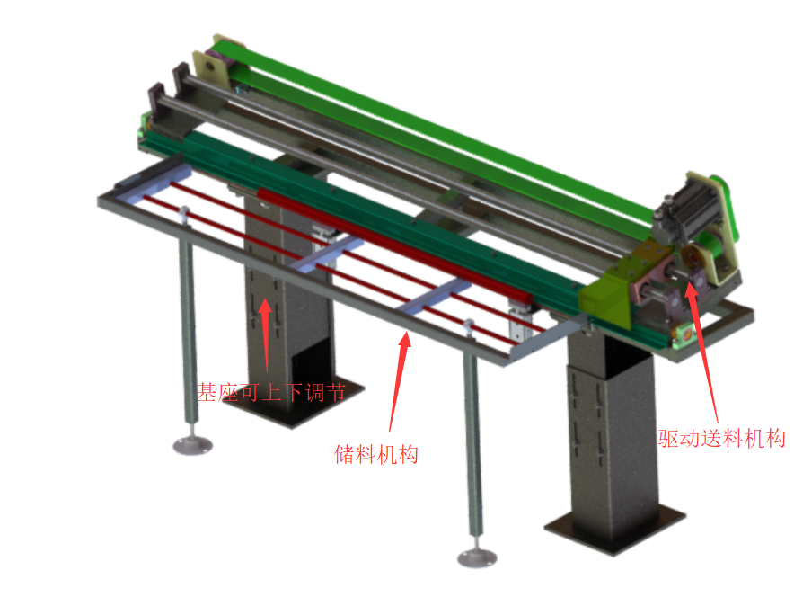 棒料自动送料机模型图