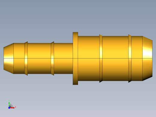 工业通用螺蚊管倒齿式工业硬管接头Union Reducer 22-4-6前视缩略图