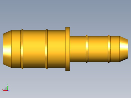 工业通用螺蚊管倒齿式工业硬管接头Union Reducer 22-4-6后视缩略图