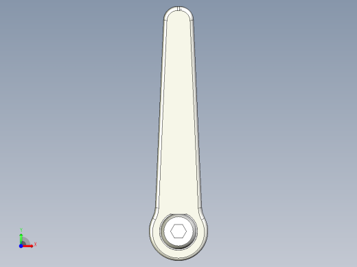 調整式把手(鋅合金)1058-3D多系列多零件图纸模型前视缩略图
