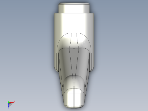 調整式把手(鋅合金)1058-3D多系列多零件图纸模型俯视缩略图