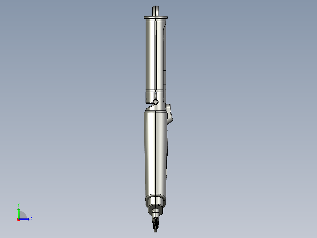三合一多功能卷发棒左视图
