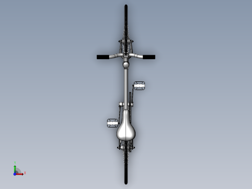85---自制的单车设计模型sw2016三维图纸模型设计图纸前视缩略图