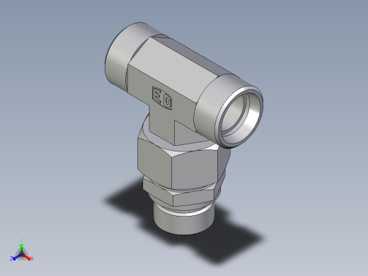 卡套式工业通用硬管接头EO_Assembled_adjustable_standpipe_branch_tee_EVT22LROMD71