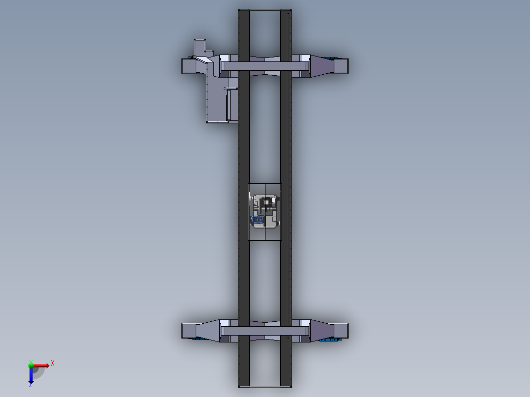 门式起重机SW三维图==1410268==280俯视图
