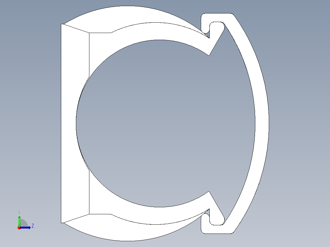 3PIPECLIPS及配件左视图