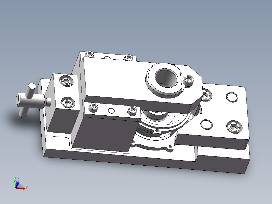 车床连接座加工工艺及钻φ40孔夹具设计【含三维UG和SolidWorks】