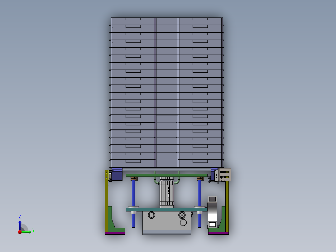 无杆气缸式送料机构