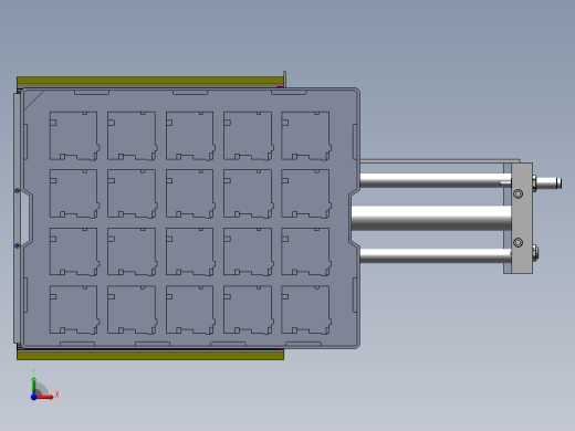 无杆气缸式送料机构前视缩略图