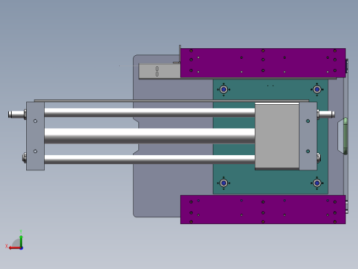 无杆气缸式送料机构后视缩略图