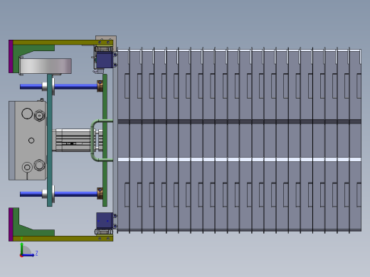 无杆气缸式送料机构左视缩略图